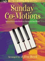 Sunday Comotions-1 Piano 4 Hands piano sheet music cover